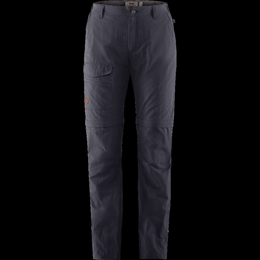 Fjällräven Dark Navy Travellers Mt Zip-Off Trousers W