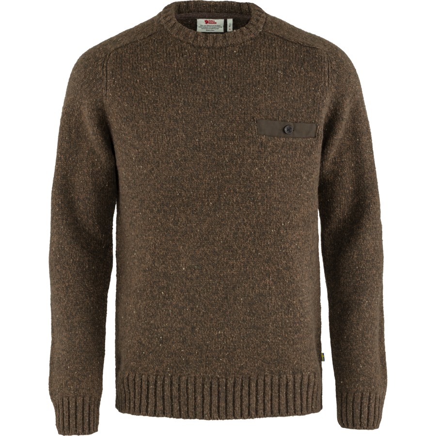 Bogwood Brown Fjällräven Lada Round-Neck Sweater M