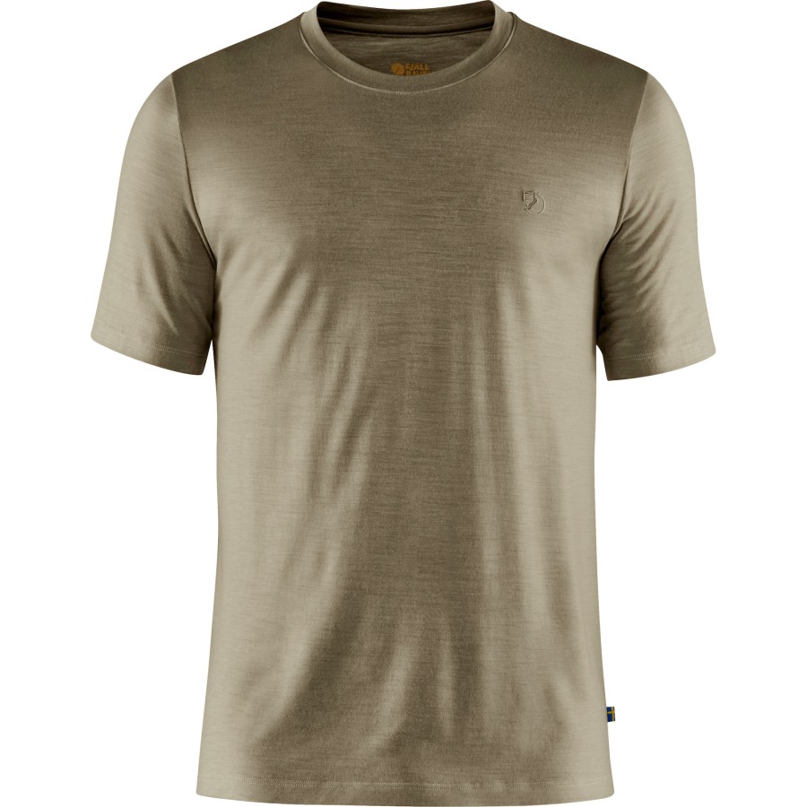 Light Olive Fjällräven Abisko Wool Ss M