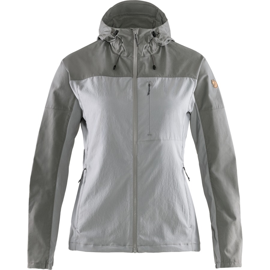 Abisko Midsummer Jacket W Fjällräven Shark Grey-Super Grey