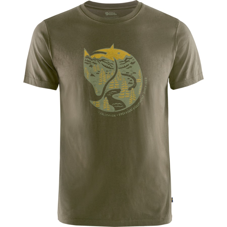 Fjällräven Arctic Fox T-Shirt M Dark Olive
