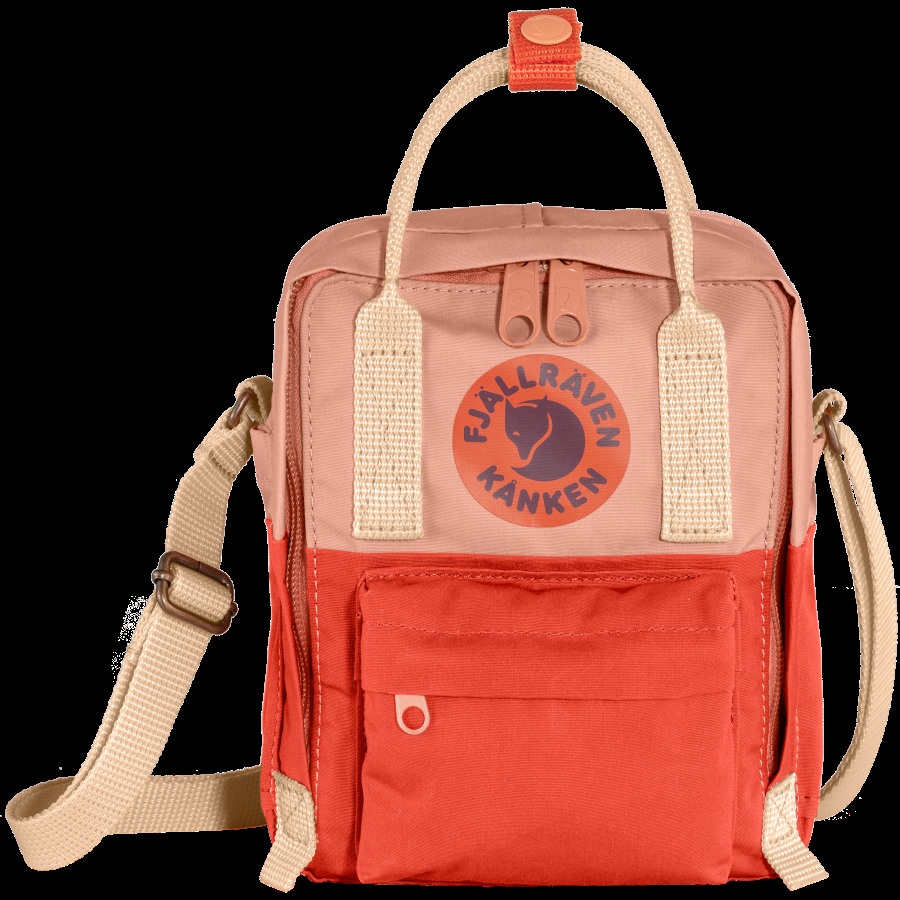 Poppy Fields-Cotton Sky Fjällräven Kånken Art Sling