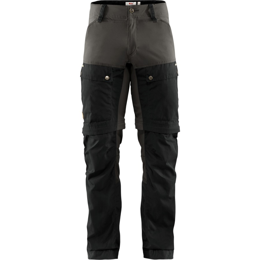 Black-Stone Grey Keb Gaiter Trousers M Long Fjällräven