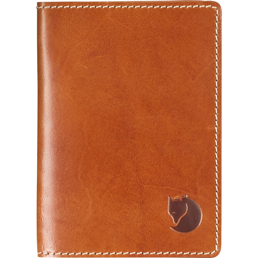 Leather Passport Cover Leather Cognac Fjällräven