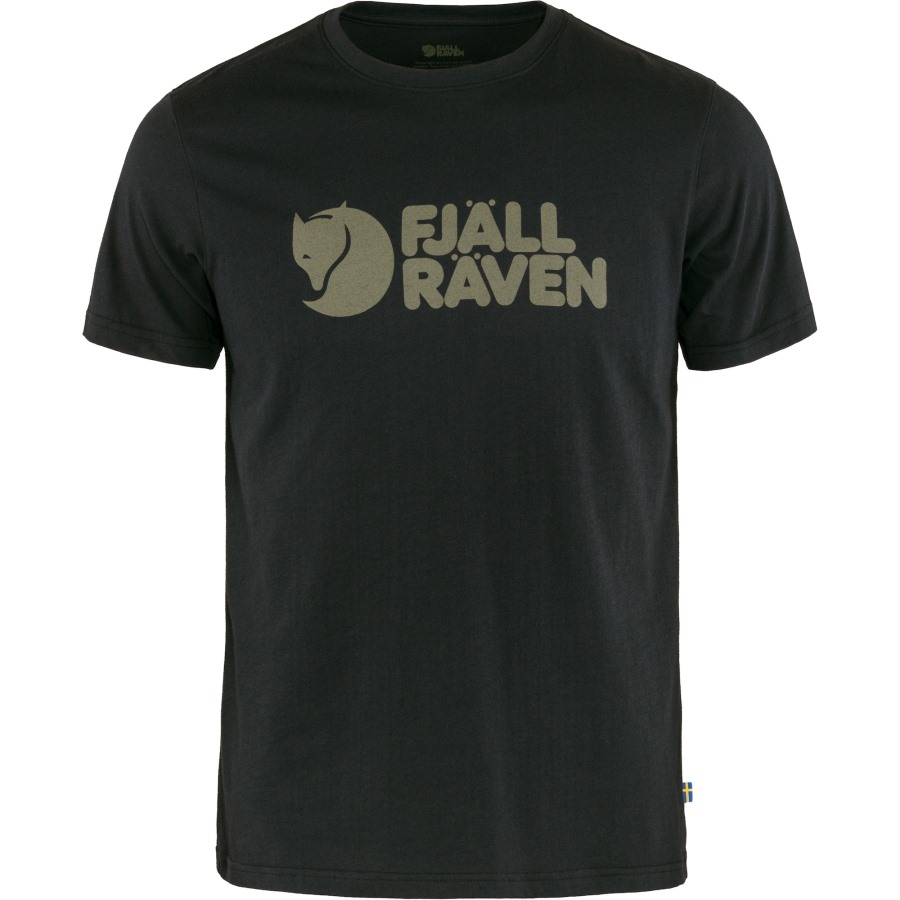 Logo T-Shirt M Fjällräven Black