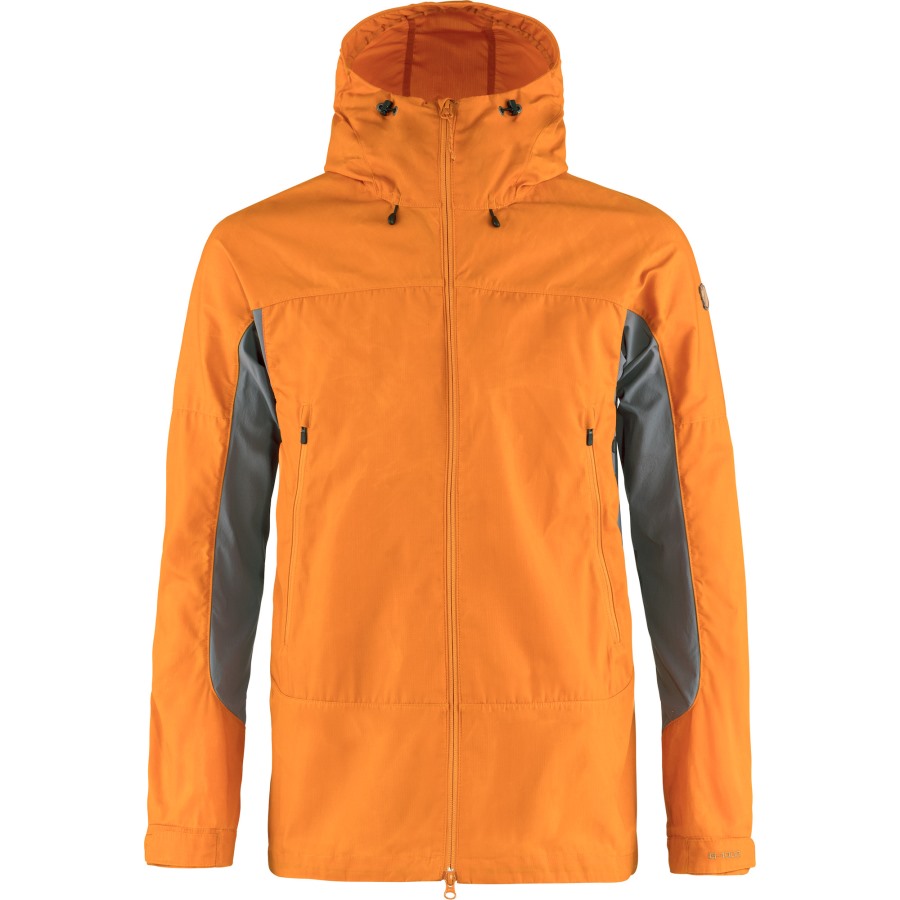 Abisko Lite Trekking Jacket M Fjällräven Ember Orange-Super Grey