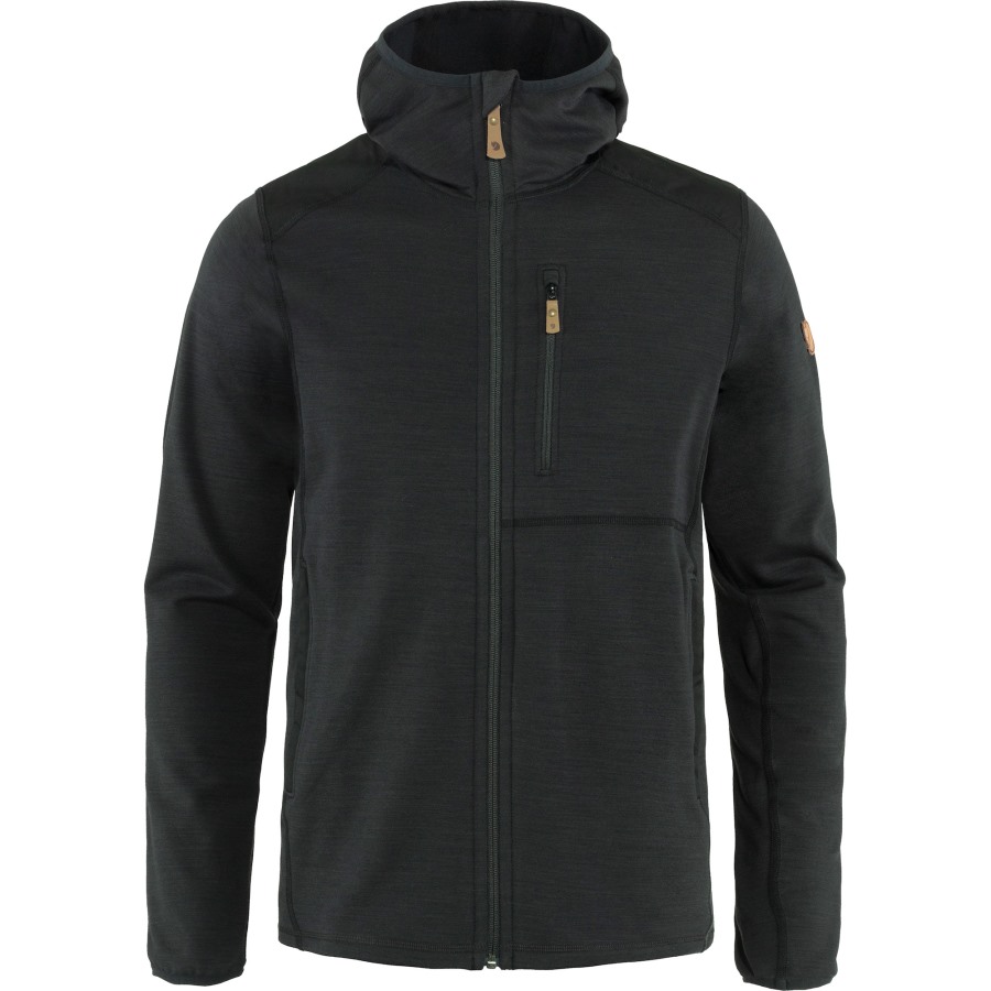 Fjällräven Keb Fleece Hoodie M Dark Grey-Black