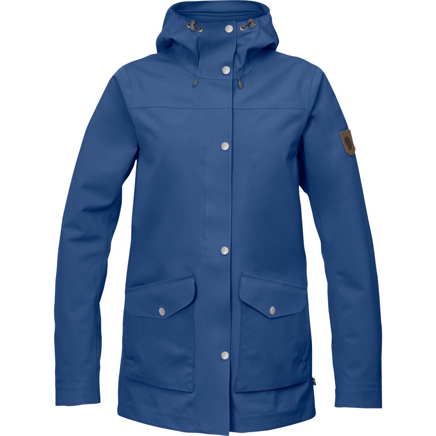Deep Blue Greenland Eco-Shell Jacket W Fjällräven