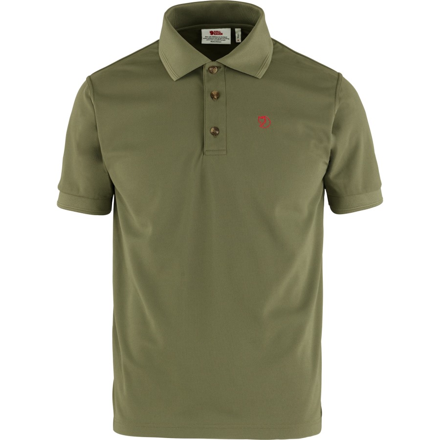 Crowley Pique Shirt M Light Olive Fjällräven