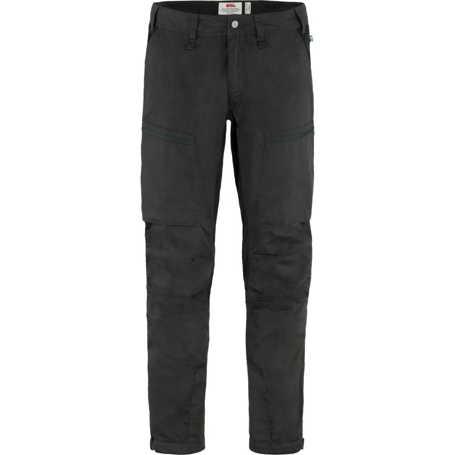 Abisko Lite Trekking Trousers M Reg Dark Grey Fjällräven