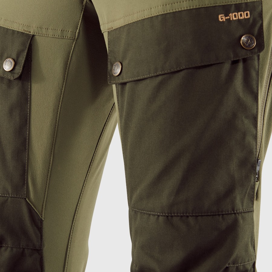 Black-Stone Grey Fjällräven Keb Trousers W Reg