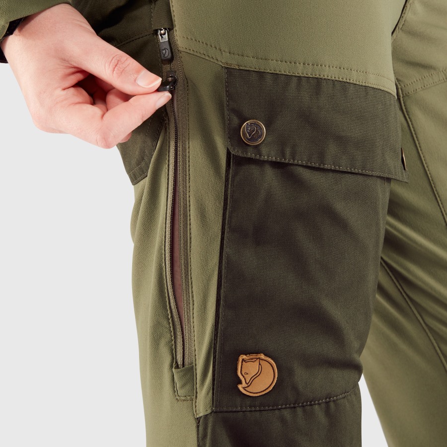 Black-Stone Grey Fjällräven Keb Trousers W Reg