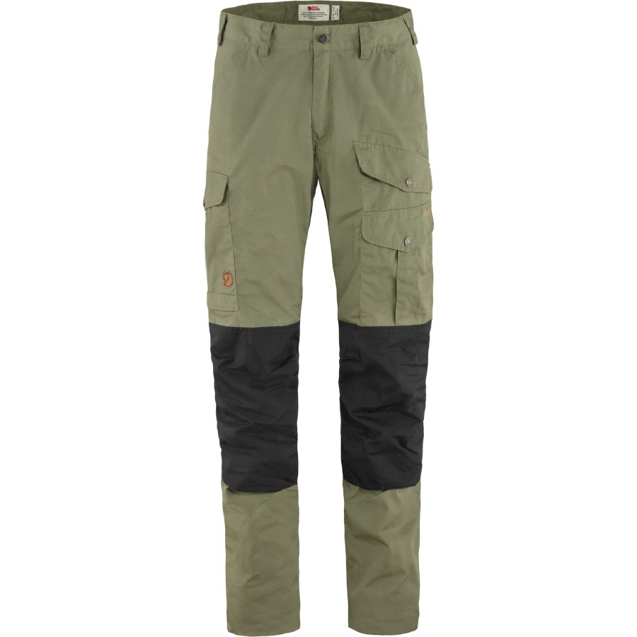 Green-Dark Grey Fjällräven Barents Pro Trousers M Long