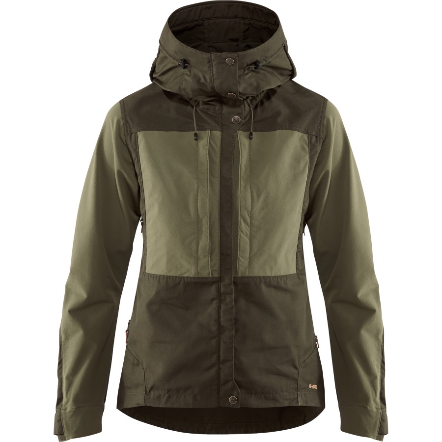 Keb Jacket W Fjällräven Deep Forest-Laurel Green
