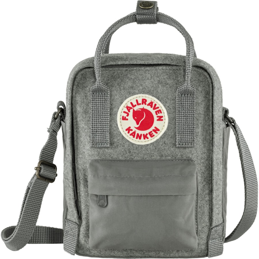 Kånken Re-Wool Sling Granite Grey Fjällräven Brand