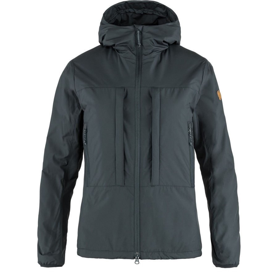 Dark Navy Keb Wool Padded Jacket W Fjällräven