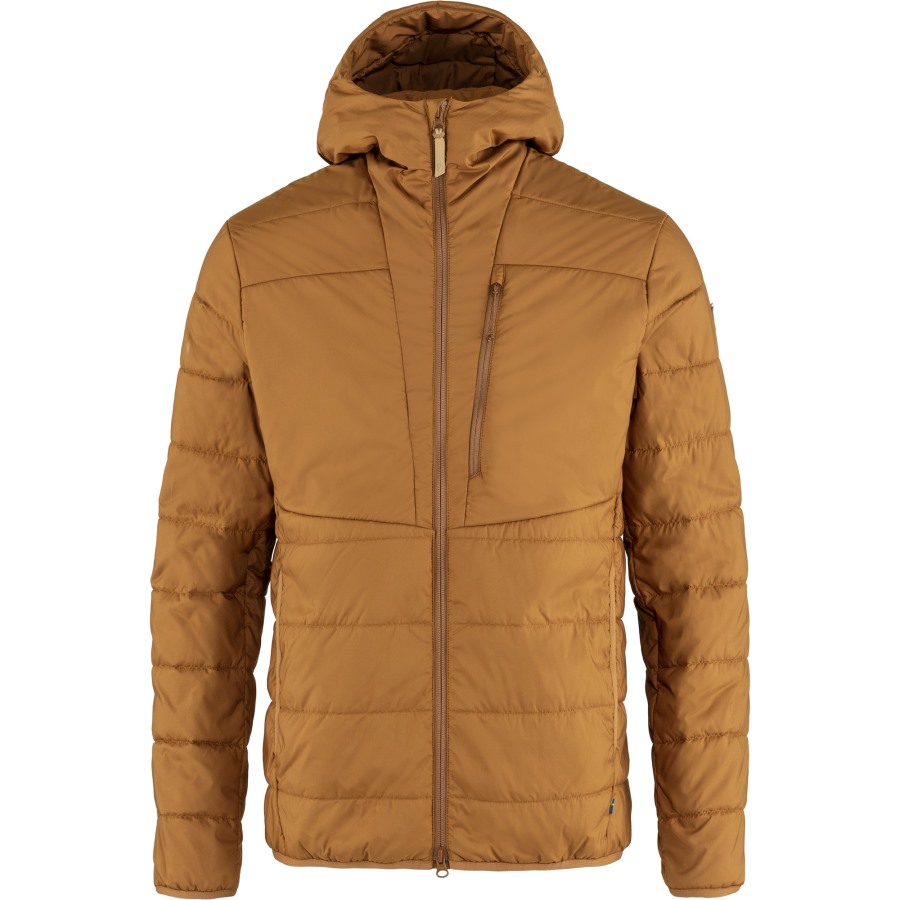 Fjällräven Brand Keb Padded Hoodie M Chestnut