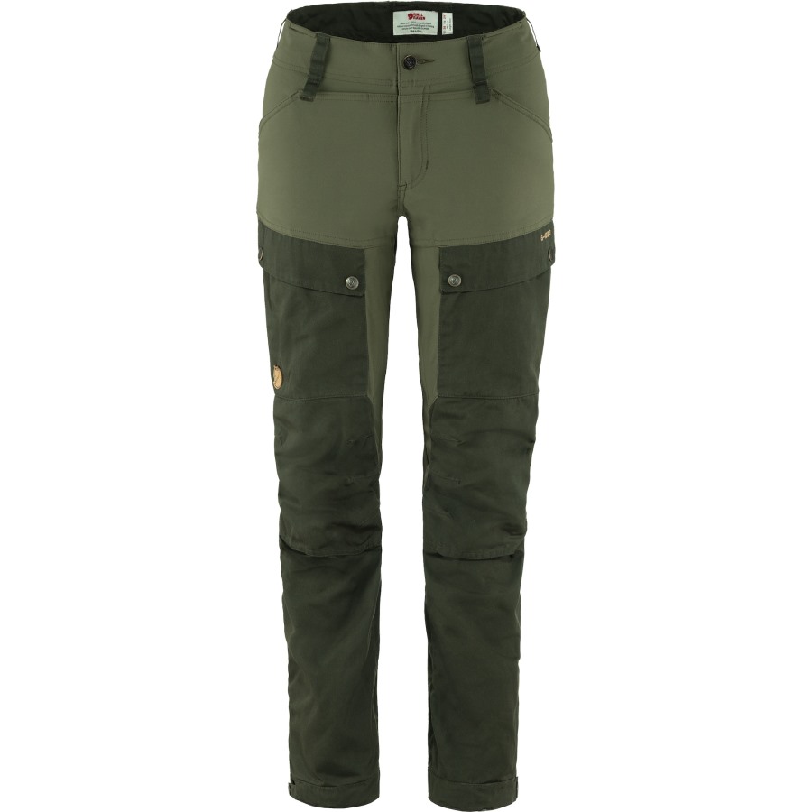 Fjällräven Deep Forest-Laurel Green Keb Trousers W Reg
