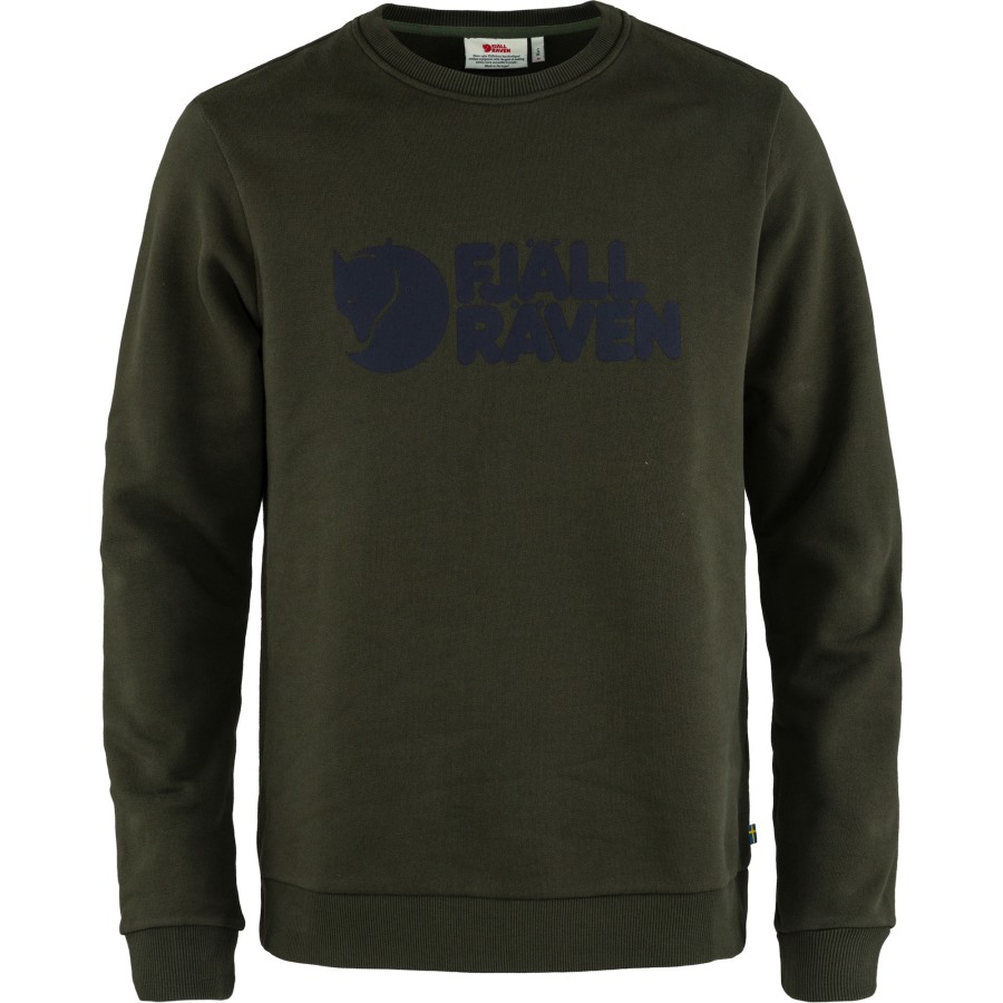 Logo Sweater M Deep Forest Fjällräven