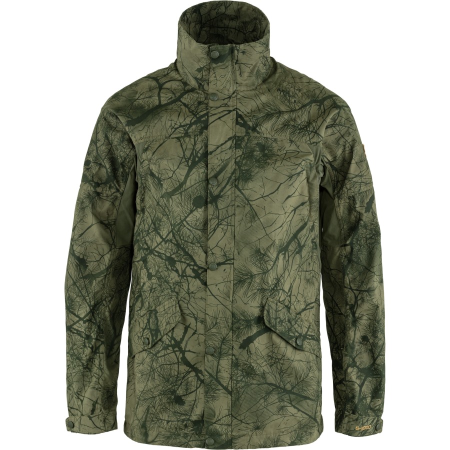 Green Camo-Laurel Green Forest Hybrid Jacket M Fjällräven