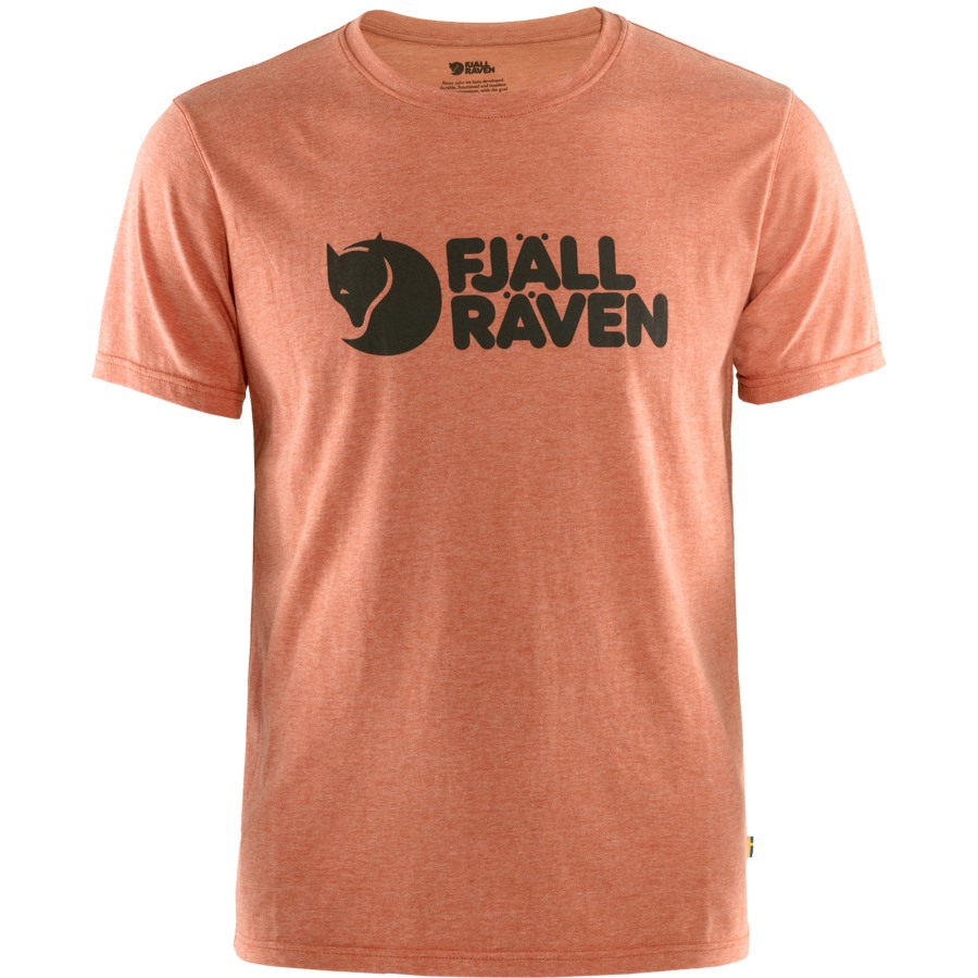 Rowan Red-Melange Logo T-Shirt M Fjällräven
