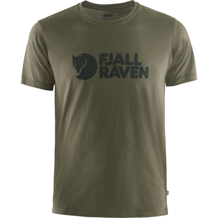 Logo T-Shirt M Dark Olive Fjällräven
