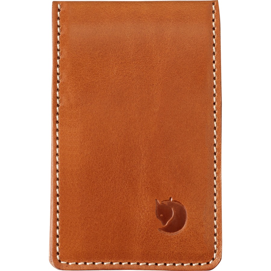 Leather Cognac Övik Card Holder Large Fjällräven