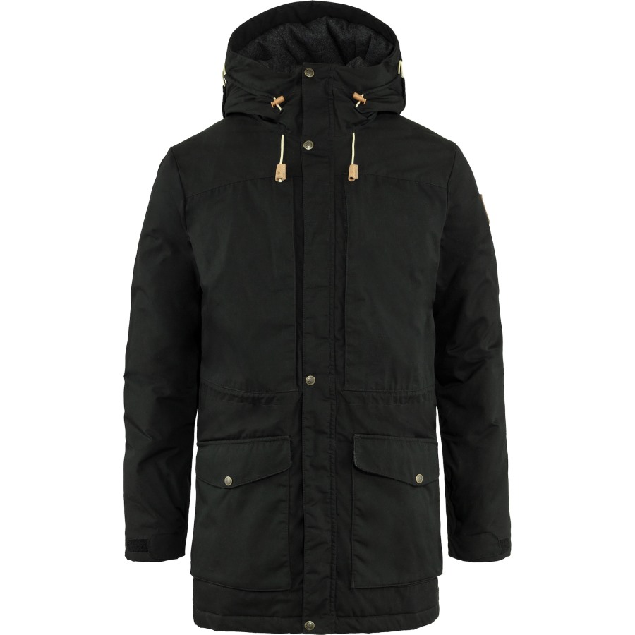 Singi Wool Padded Parka M Black Fjällräven