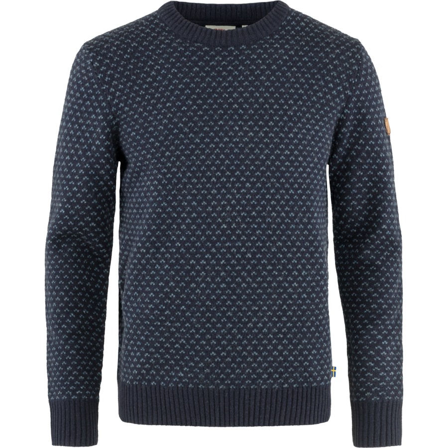 Övik Nordic Sweater M Dark Navy Fjällräven Brand