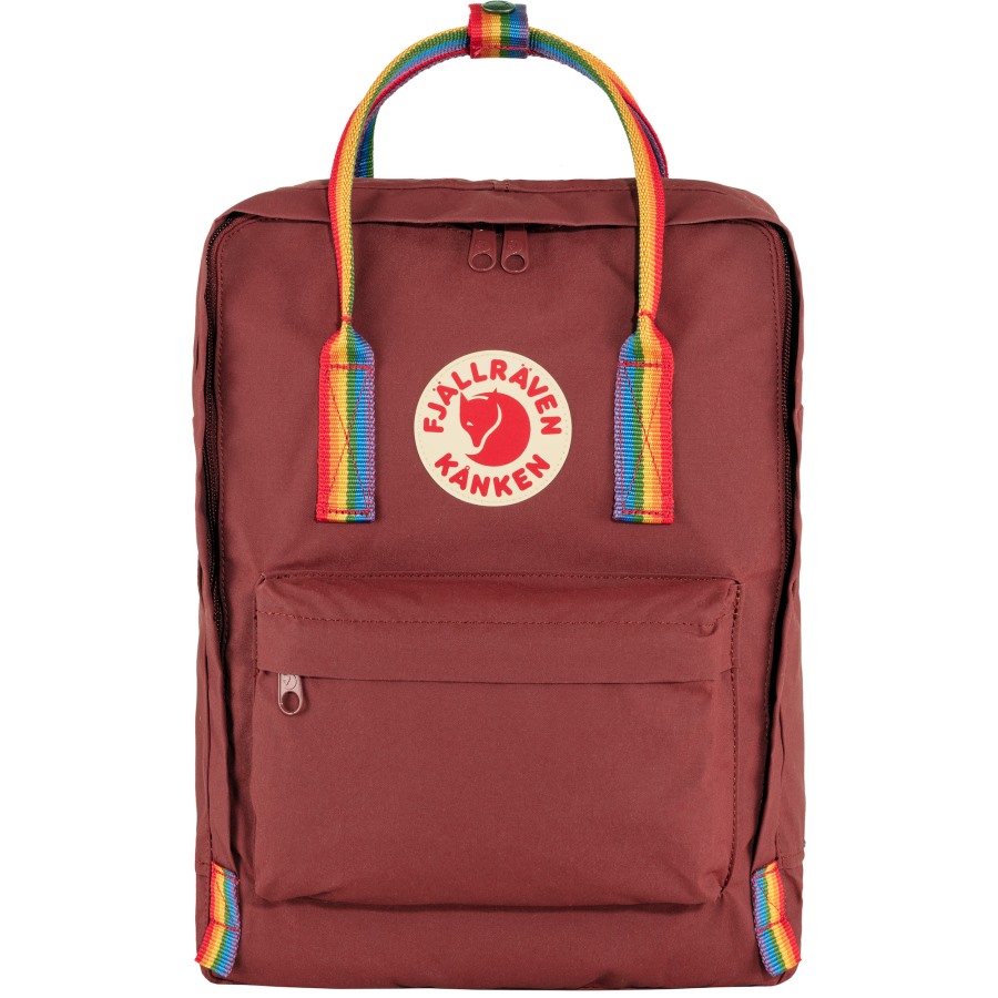 Fjällräven Ox Red-Rainbow Pattern Kånken Rainbow