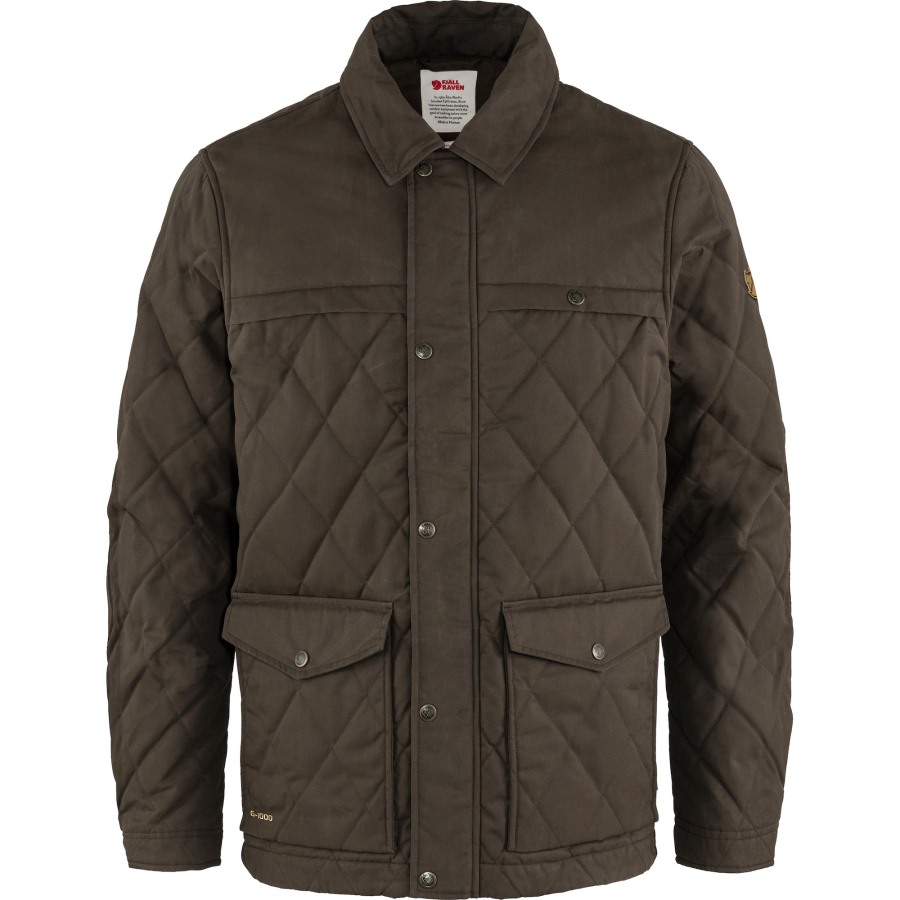 Dark Olive Övik Wool Padded Jacket M Fjällräven