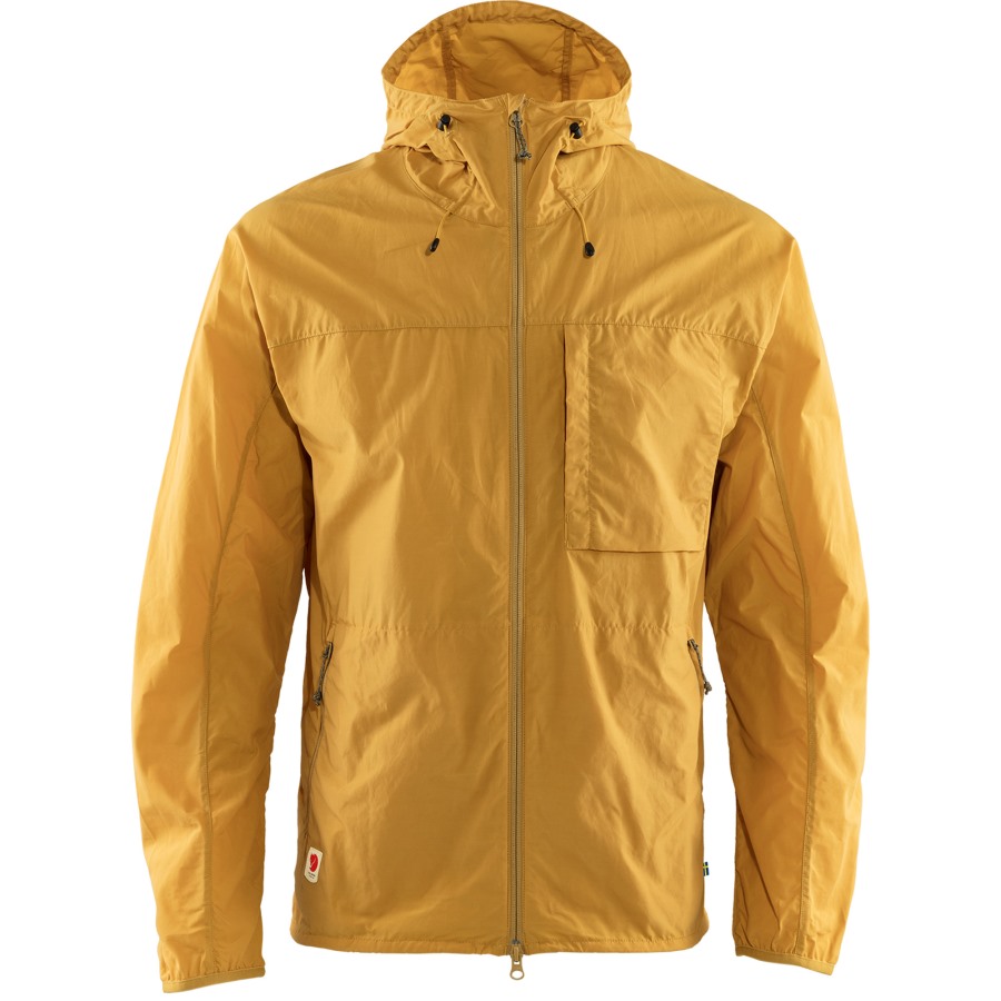 High Coast Wind Jacket M Ochre Fjällräven Brand