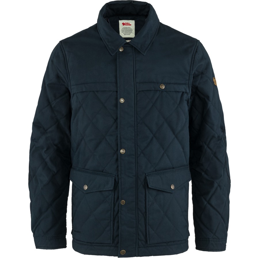 Övik Wool Padded Jacket M Fjällräven Dark Navy
