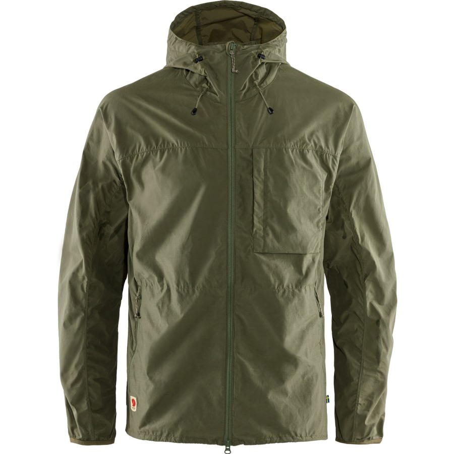 Green Fjällräven Brand High Coast Wind Jacket M