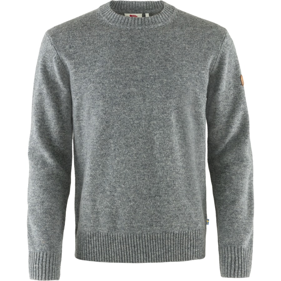Fjällräven Grey Övik Round-Neck Sweater M
