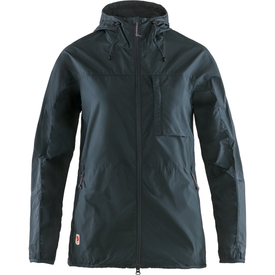 Navy High Coast Wind Jacket W Fjällräven