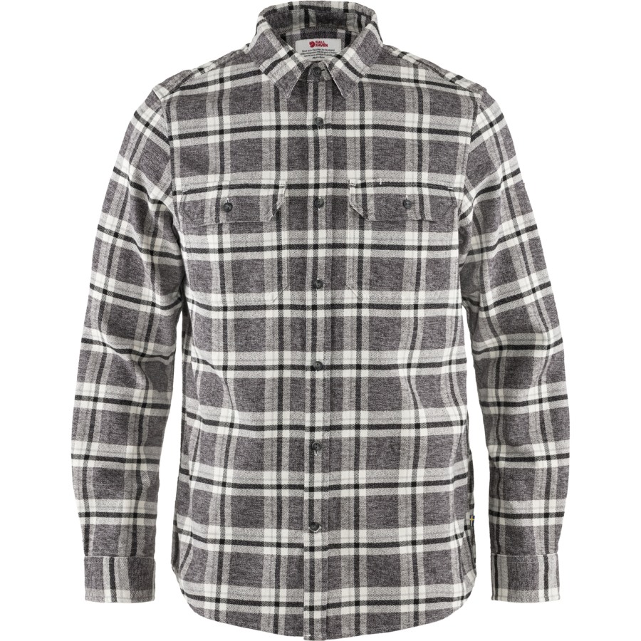 Fjällräven Övik Heavy Flannel Shirt M Dark Grey