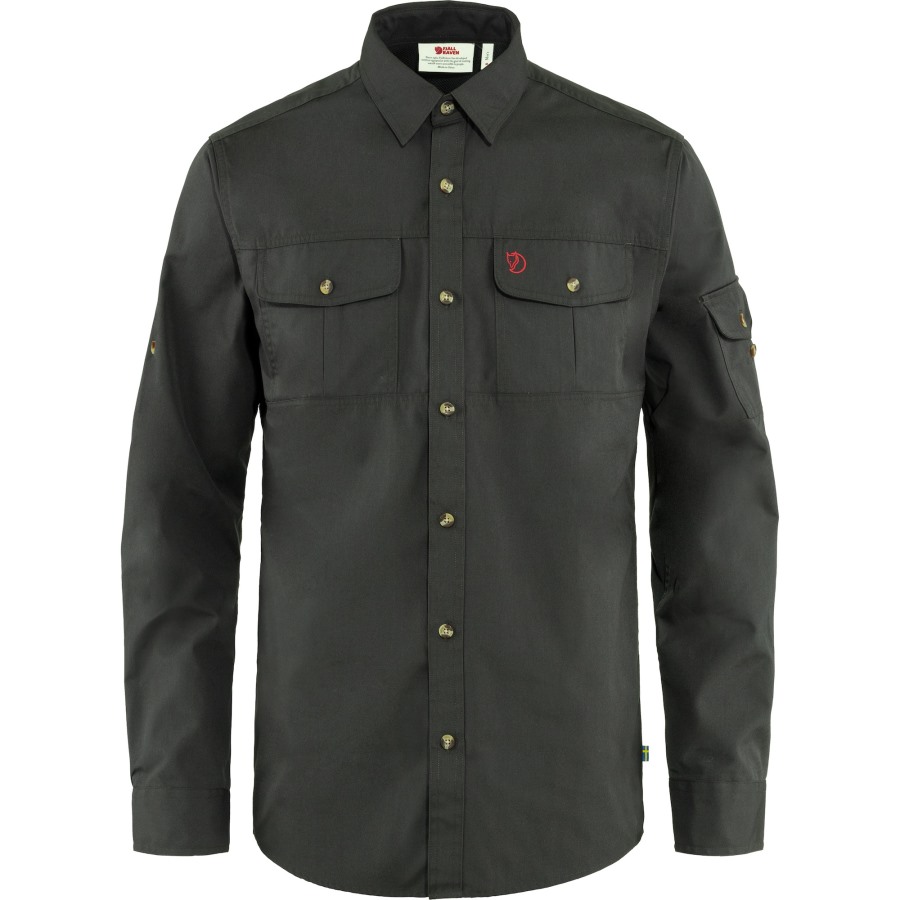 Fjällräven Dark Grey Singi Trekking Shirt Ls M