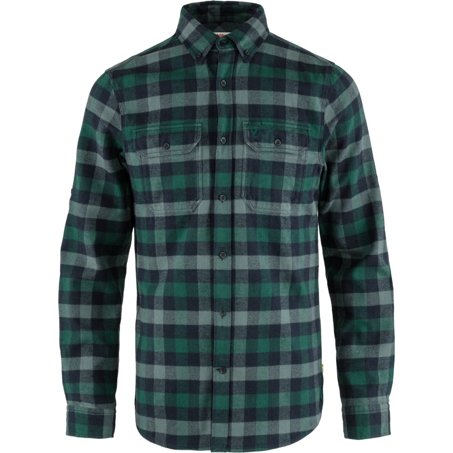 Arctic Green-Dark Navy Skog Shirt M Fjällräven