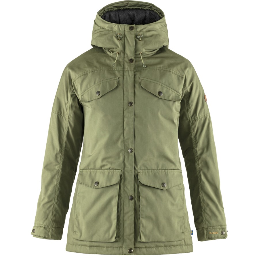 Green Fjällräven Vidda Pro Wool Padded Jacket W