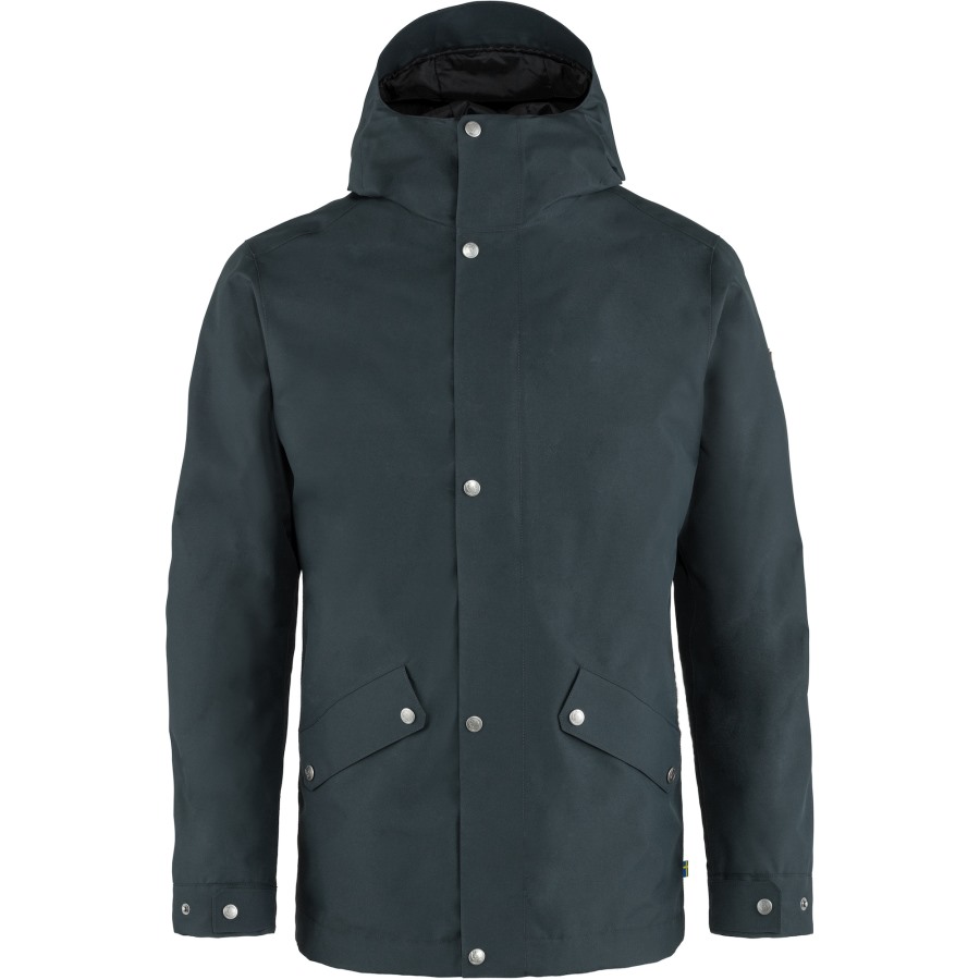 Dark Navy Fjällräven Brand Visby 3 In 1 Jacket M