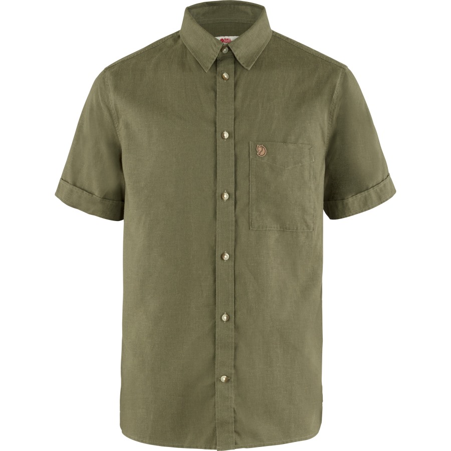 Green Övik Travel Shirt Ss M Fjällräven