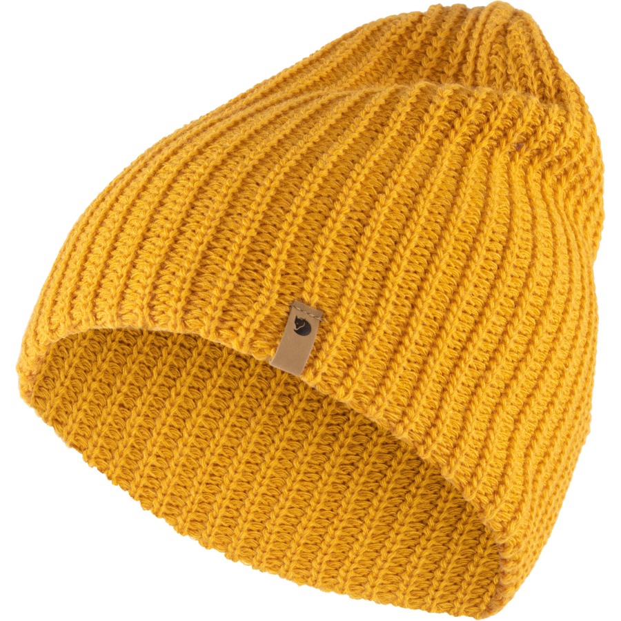 Fjällräven Brand Övik Melange Beanie Mustard Yellow