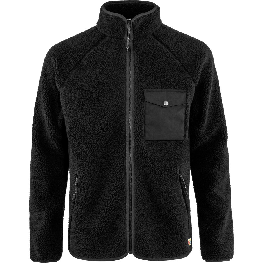 Fjällräven Brand Black Vardag Pile Fleece M