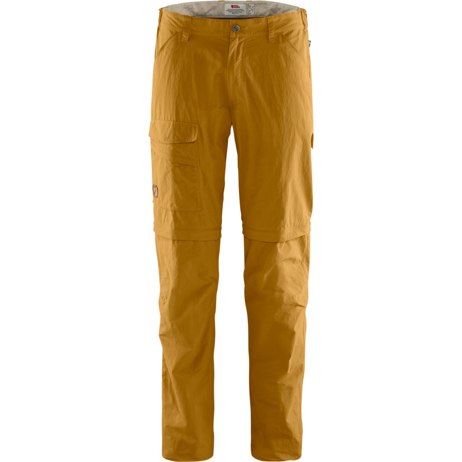 Ochre Fjällräven Travellers Mt Zip-Off Trousers M