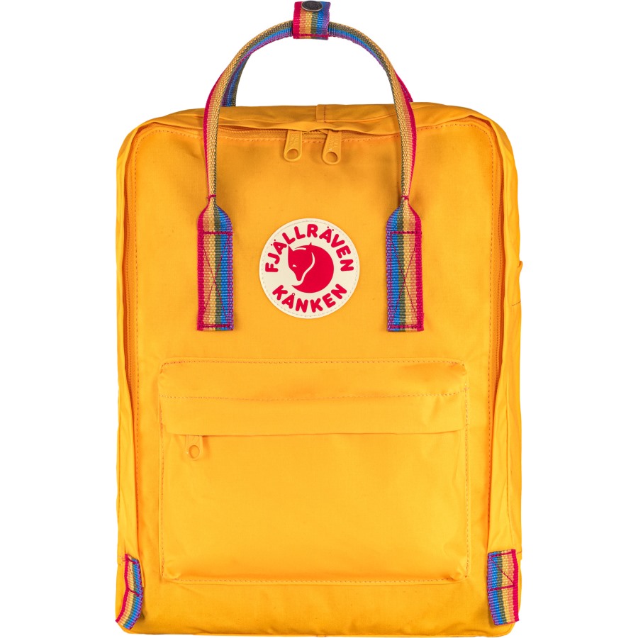 Kånken Rainbow Warm Yellow-Rainbow Pattern Fjällräven