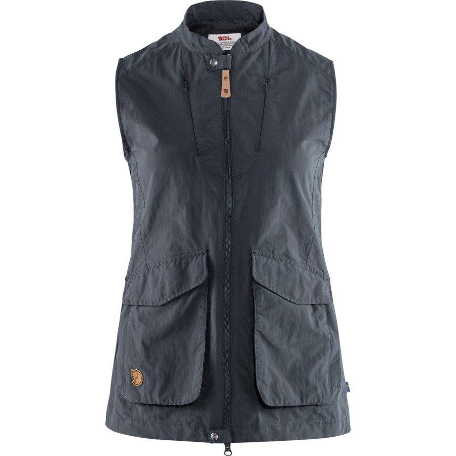 Travellers Mt Vest W Dark Navy Fjällräven