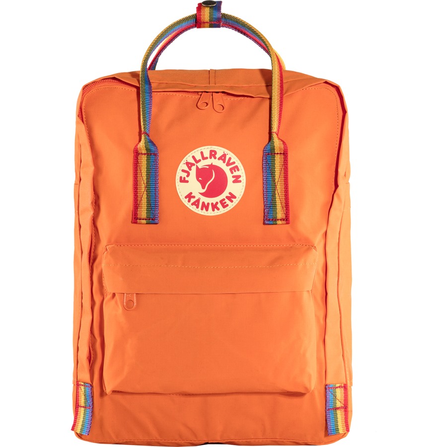 Fjällräven Burnt Orange-Rainbow Pattern Kånken Rainbow