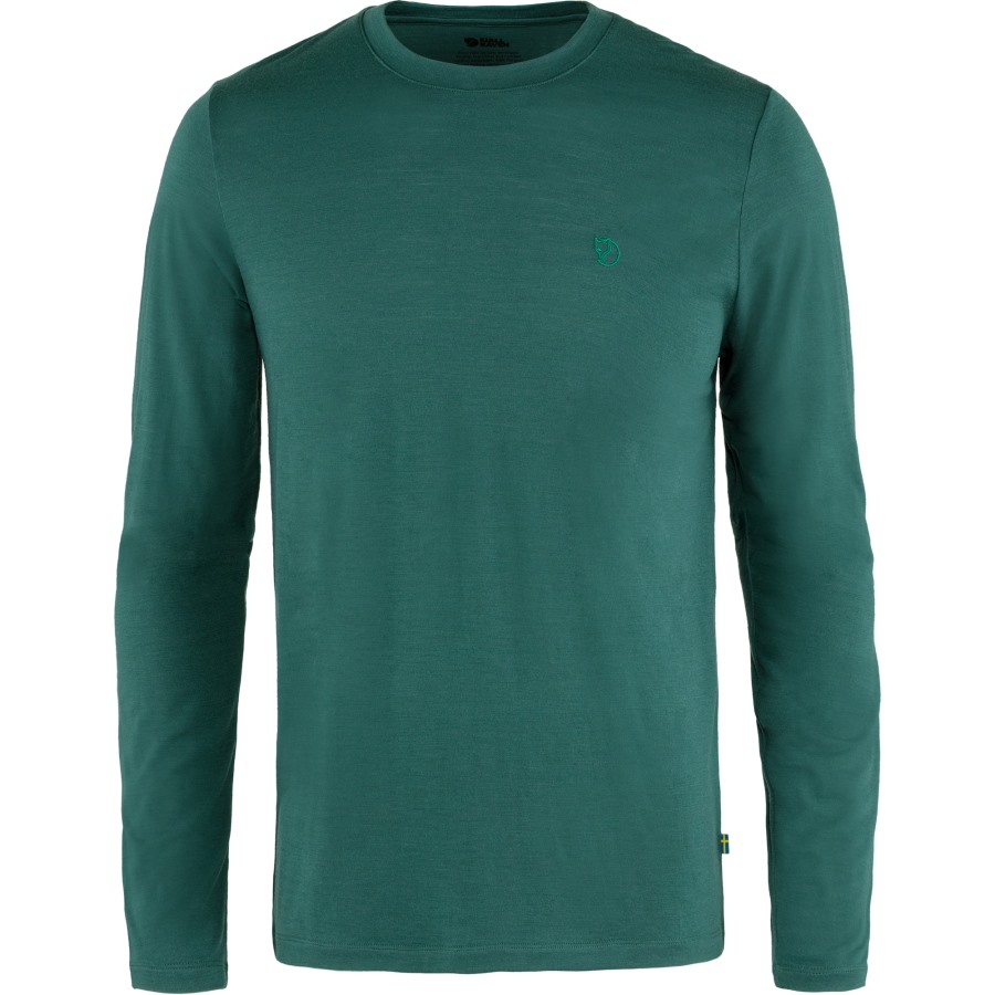 Arctic Green Fjällräven Abisko Wool Ls M