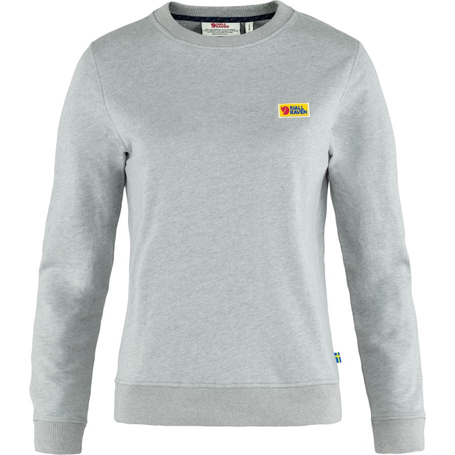 Grey-Melange Vardag Sweater W Fjällräven Brand
